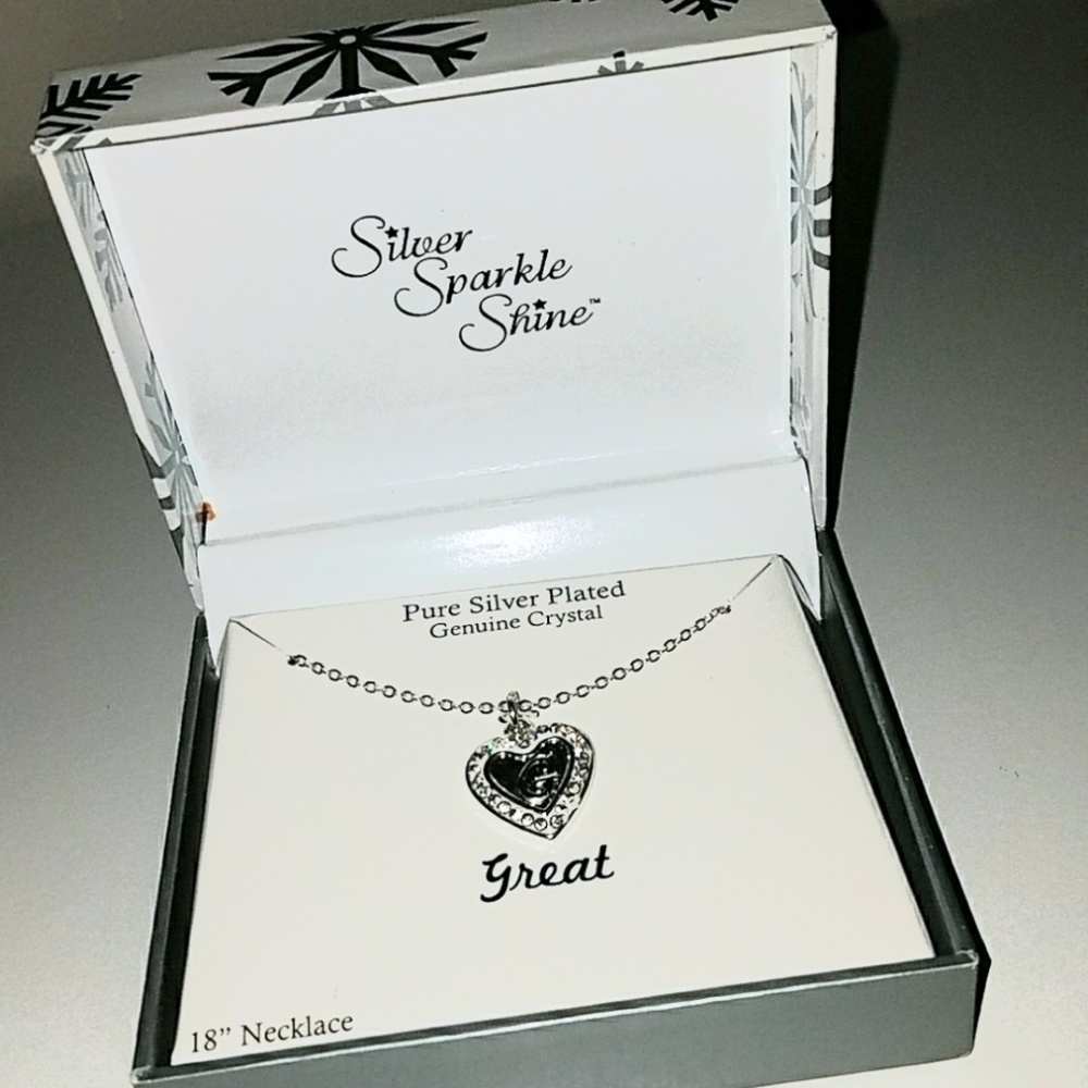 Silver plated necklace